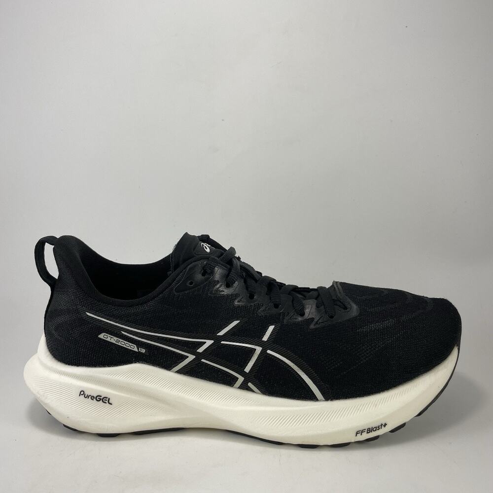 ASICS GT-2000 13 Womens Size 8.5 Black White Running Shoes Sneakers